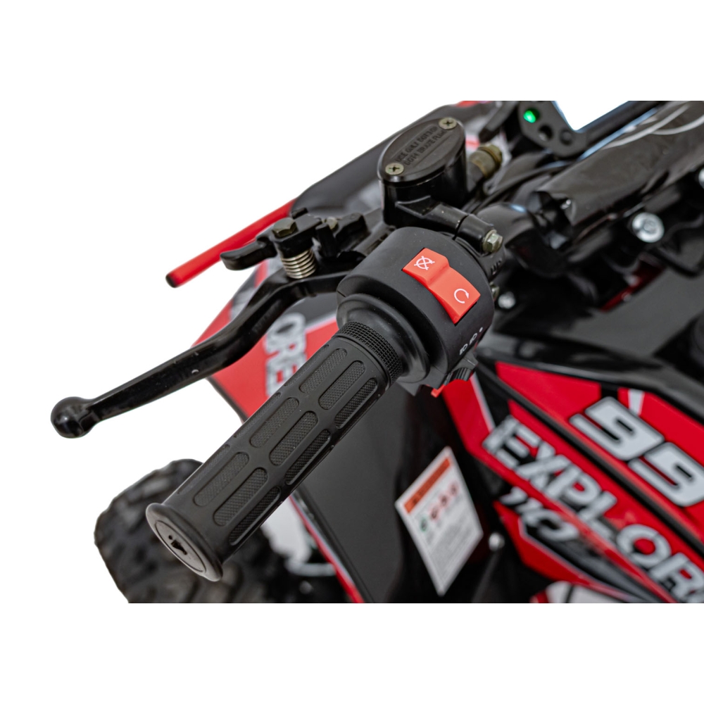 Benzininis keturratis 110CC EXPLORER, Red-Elektromobiliai vaikams, Keturračiai ir bagiai-e-vaikas