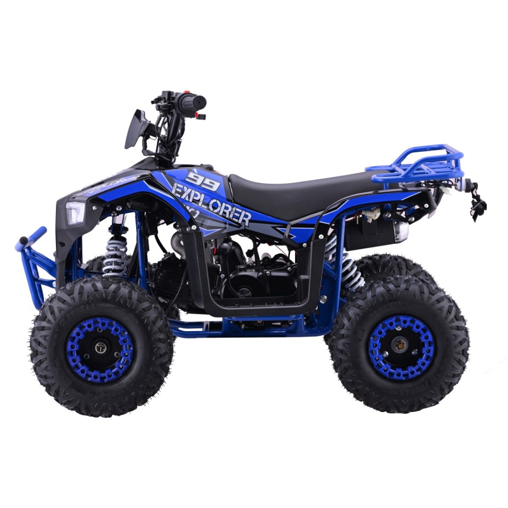 Benzininis keturratis 110CC EXPLORER, Blue-Elektromobiliai vaikams, Keturračiai ir bagiai-e-vaikas