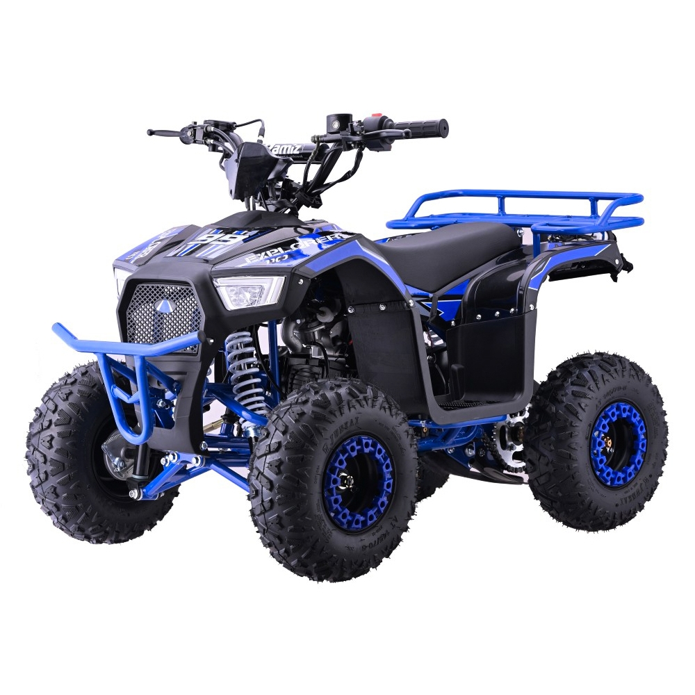 Benzininis keturratis 110CC EXPLORER, Blue-Elektromobiliai vaikams, Keturračiai ir bagiai-e-vaikas