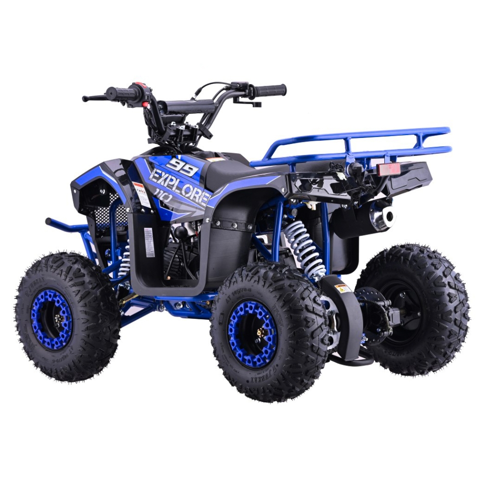 Benzininis keturratis 110CC EXPLORER, Blue-Elektromobiliai vaikams, Keturračiai ir bagiai-e-vaikas