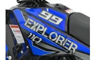 Pojazd Quad Spalinowy 110CC EXPLORER Niebieski