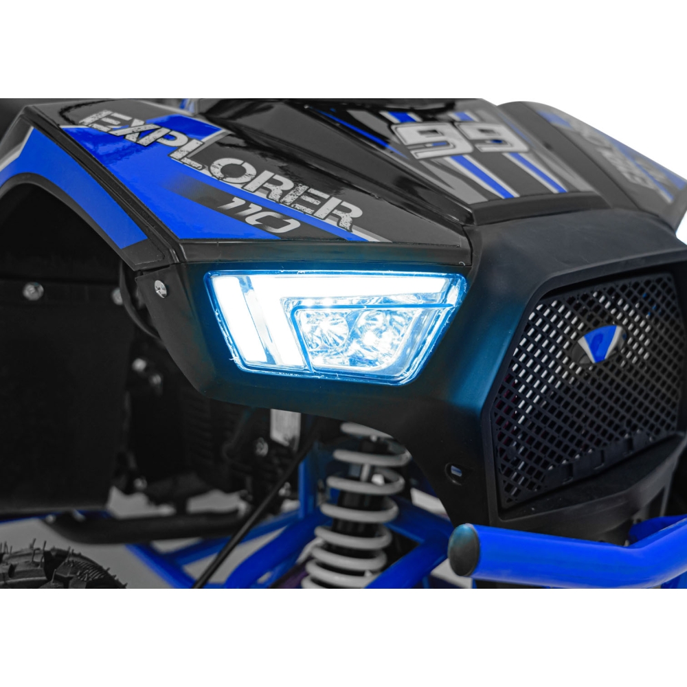Benzininis keturratis 110CC EXPLORER, Blue-Elektromobiliai vaikams, Keturračiai ir bagiai-e-vaikas