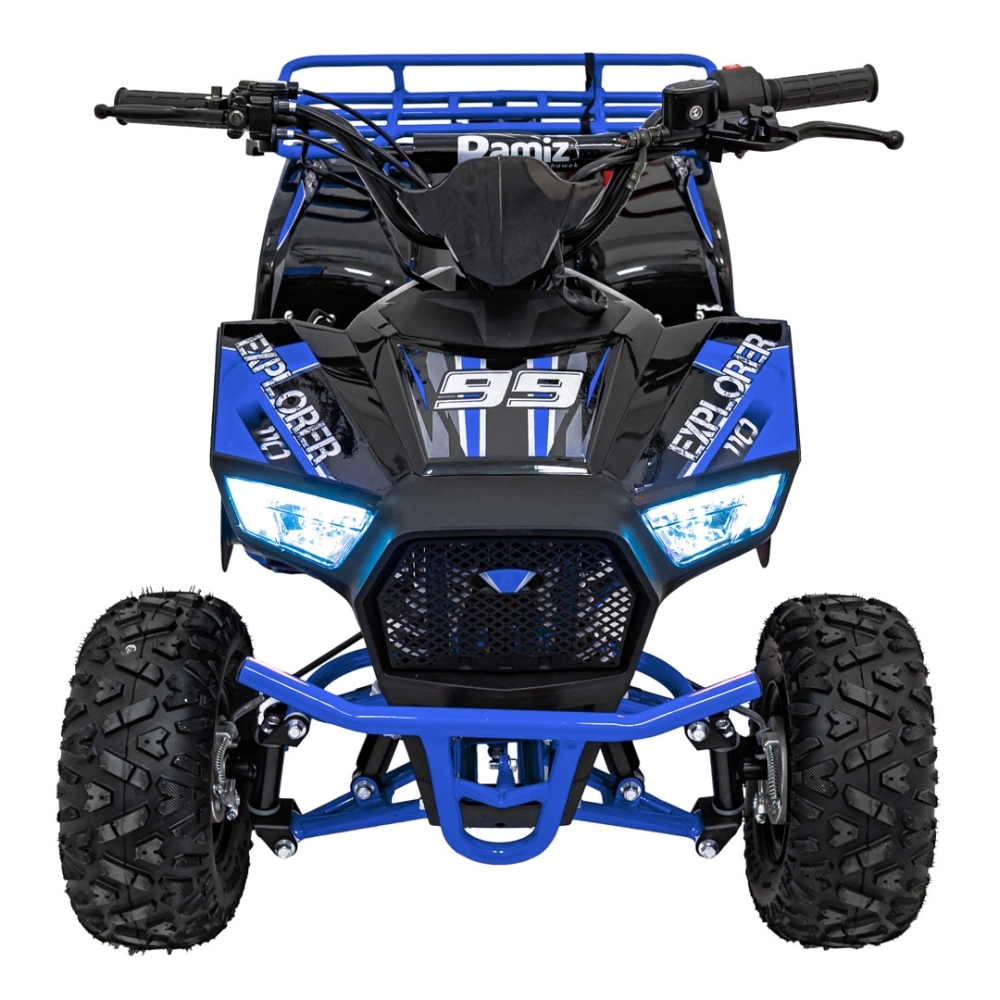 Benzininis keturratis 110CC EXPLORER, Blue-Elektromobiliai vaikams, Keturračiai ir bagiai-e-vaikas