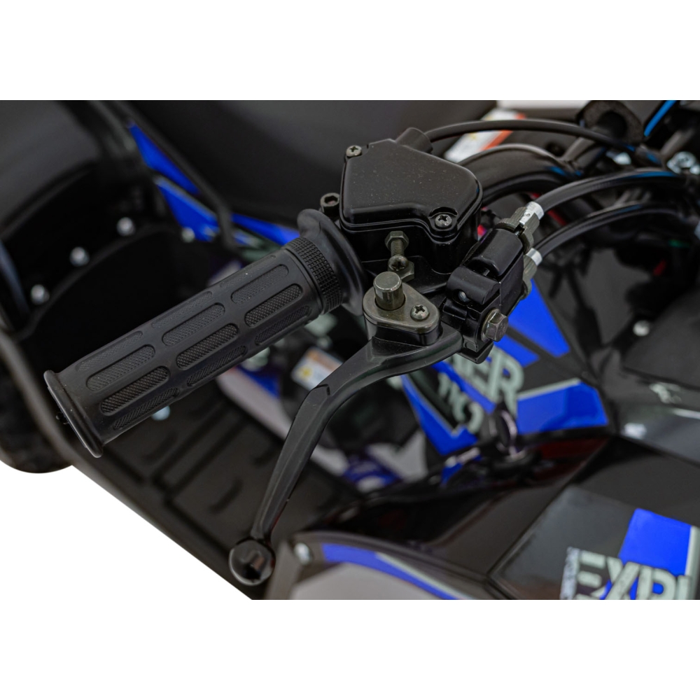 Benzininis keturratis 110CC EXPLORER, Blue-Elektromobiliai vaikams, Keturračiai ir bagiai-e-vaikas