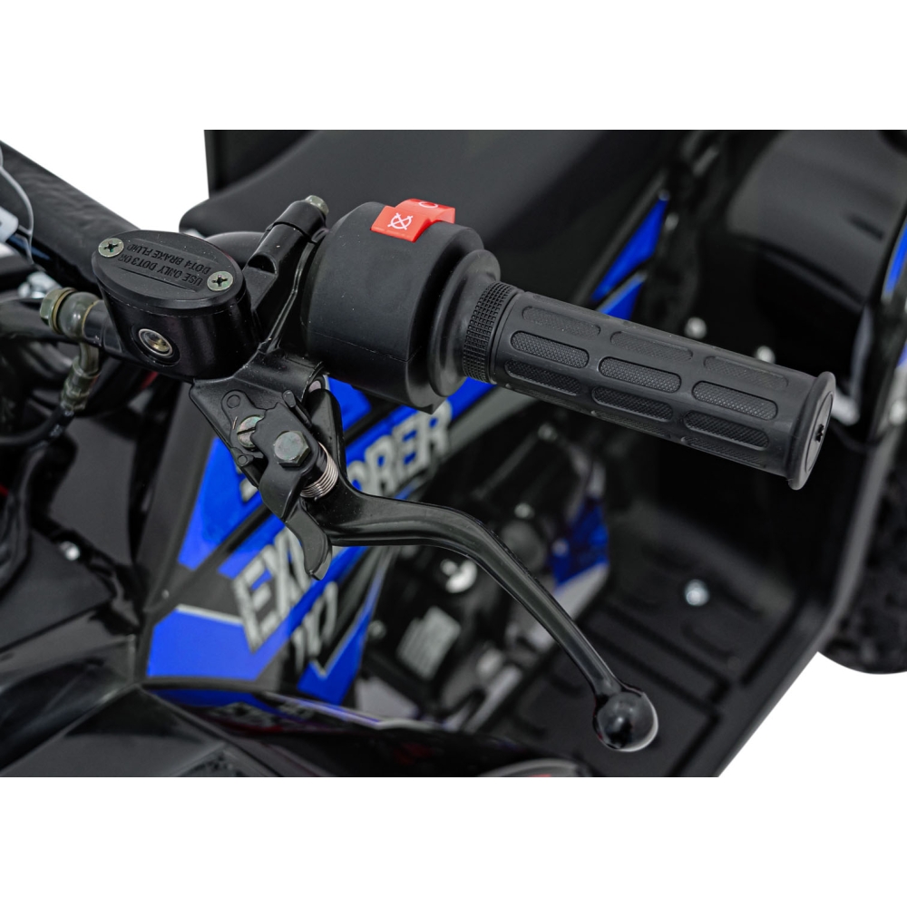 Benzininis keturratis 110CC EXPLORER, Blue-Elektromobiliai vaikams, Keturračiai ir bagiai-e-vaikas