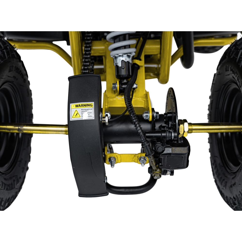 Benzininis keturratis 110CC EXPLORER, Yellow-Elektromobiliai vaikams, Keturračiai ir bagiai-e-vaikas