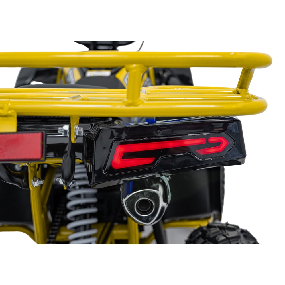 Benzininis keturratis 110CC EXPLORER, Yellow-Elektromobiliai vaikams, Keturračiai ir bagiai-e-vaikas
