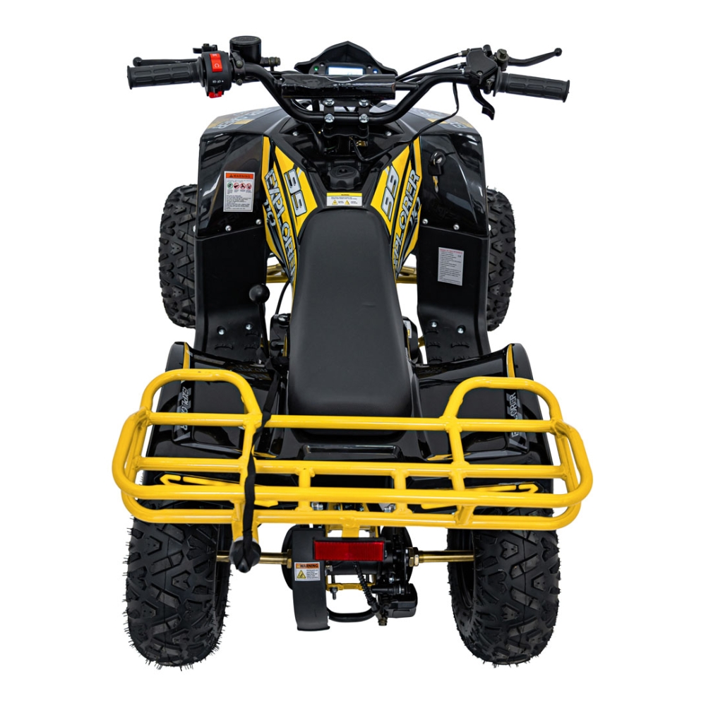 Benzininis keturratis 110CC EXPLORER, Yellow-Elektromobiliai vaikams, Keturračiai ir bagiai-e-vaikas