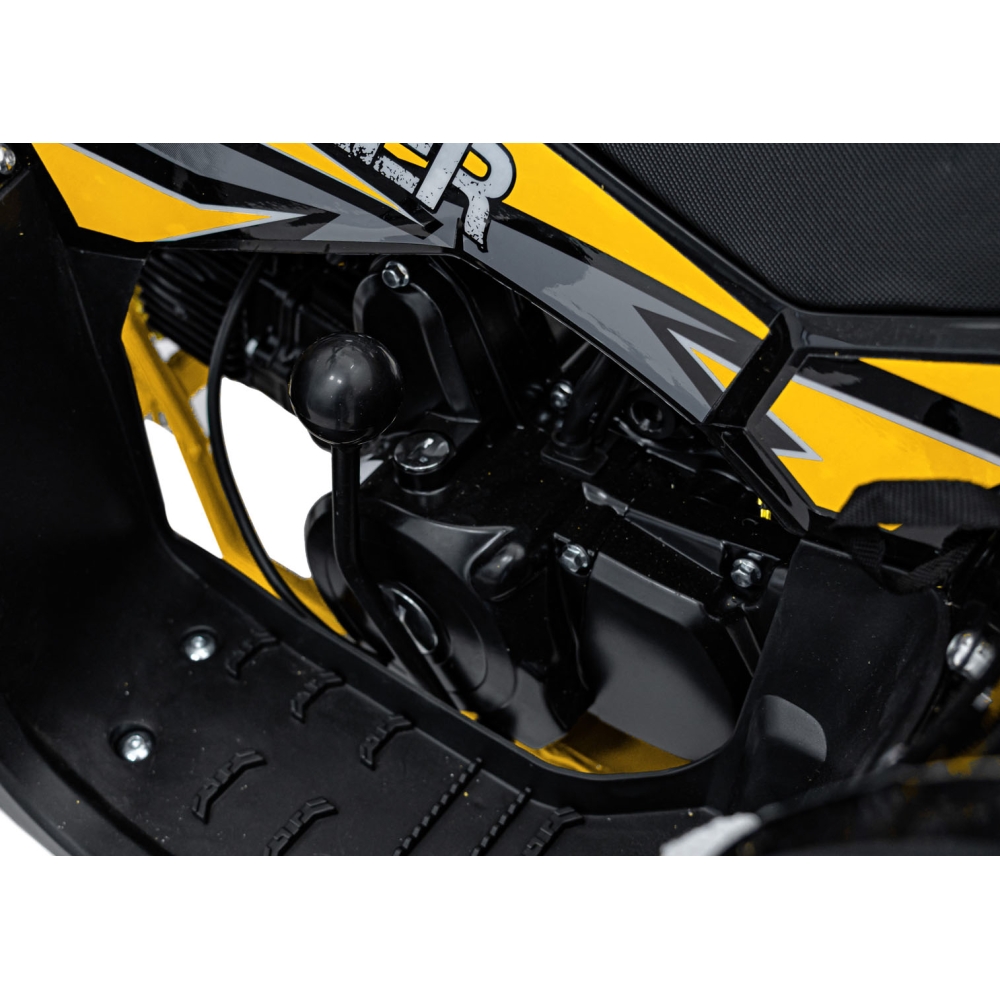 Benzininis keturratis 110CC EXPLORER, Yellow-Elektromobiliai vaikams, Keturračiai ir bagiai-e-vaikas