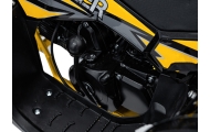 Benzininis keturratis 110CC EXPLORER, Yellow-Elektromobiliai vaikams, Keturračiai ir bagiai-e-vaikas