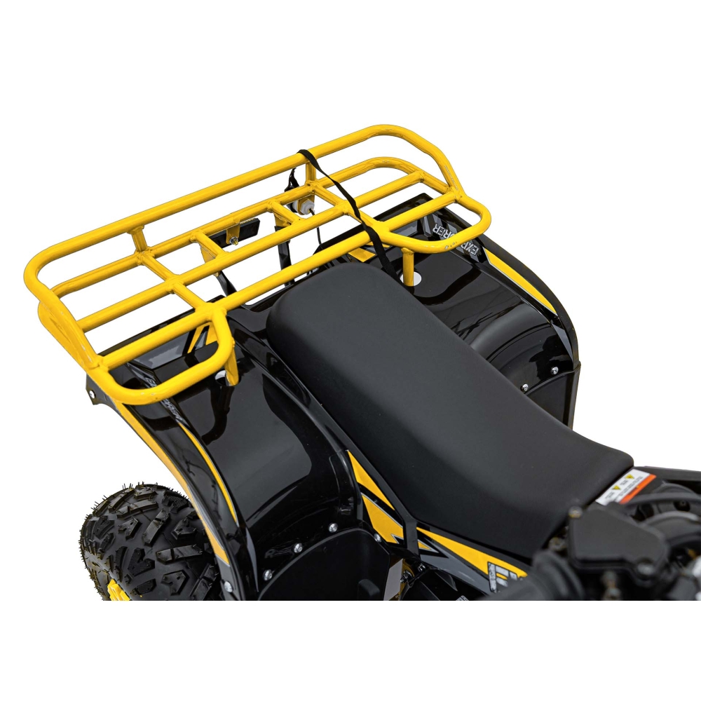 Benzininis keturratis 110CC EXPLORER, Yellow-Elektromobiliai vaikams, Keturračiai ir bagiai-e-vaikas