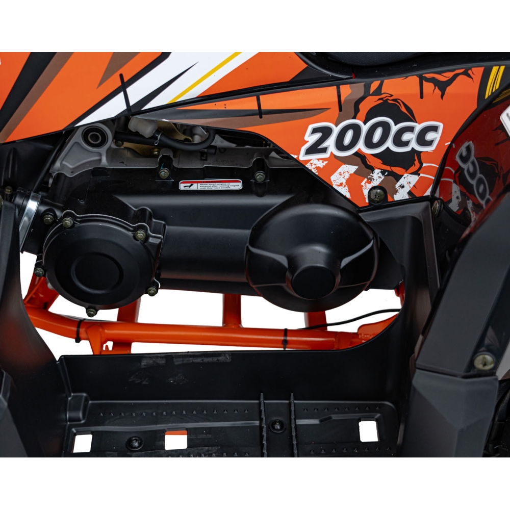 Benzininis keturratis 200CC PRO RIDER, Orange-Elektromobiliai vaikams, Keturračiai ir bagiai-e-vaikas