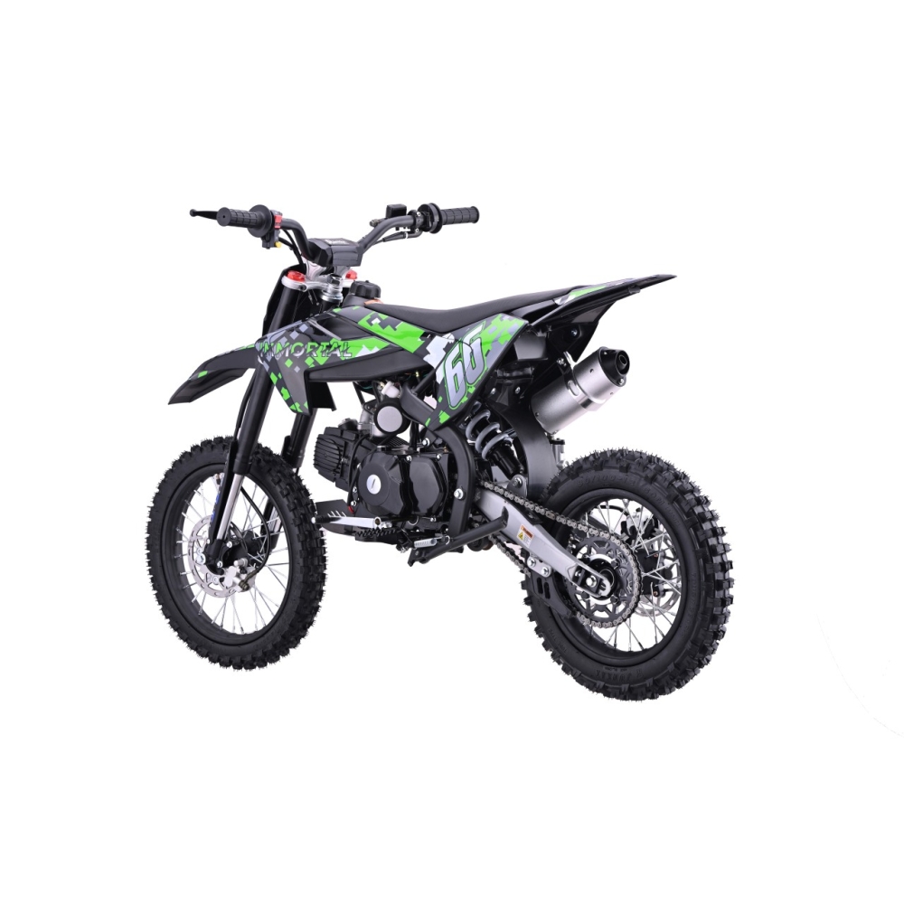 Benzininis motociklas 110CM IMMORTAL, Green-Elektromobiliai vaikams, Motociklai-e-vaikas