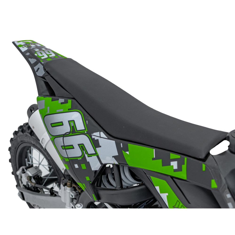 Benzininis motociklas 110CM IMMORTAL, Green-Elektromobiliai vaikams, Motociklai-e-vaikas