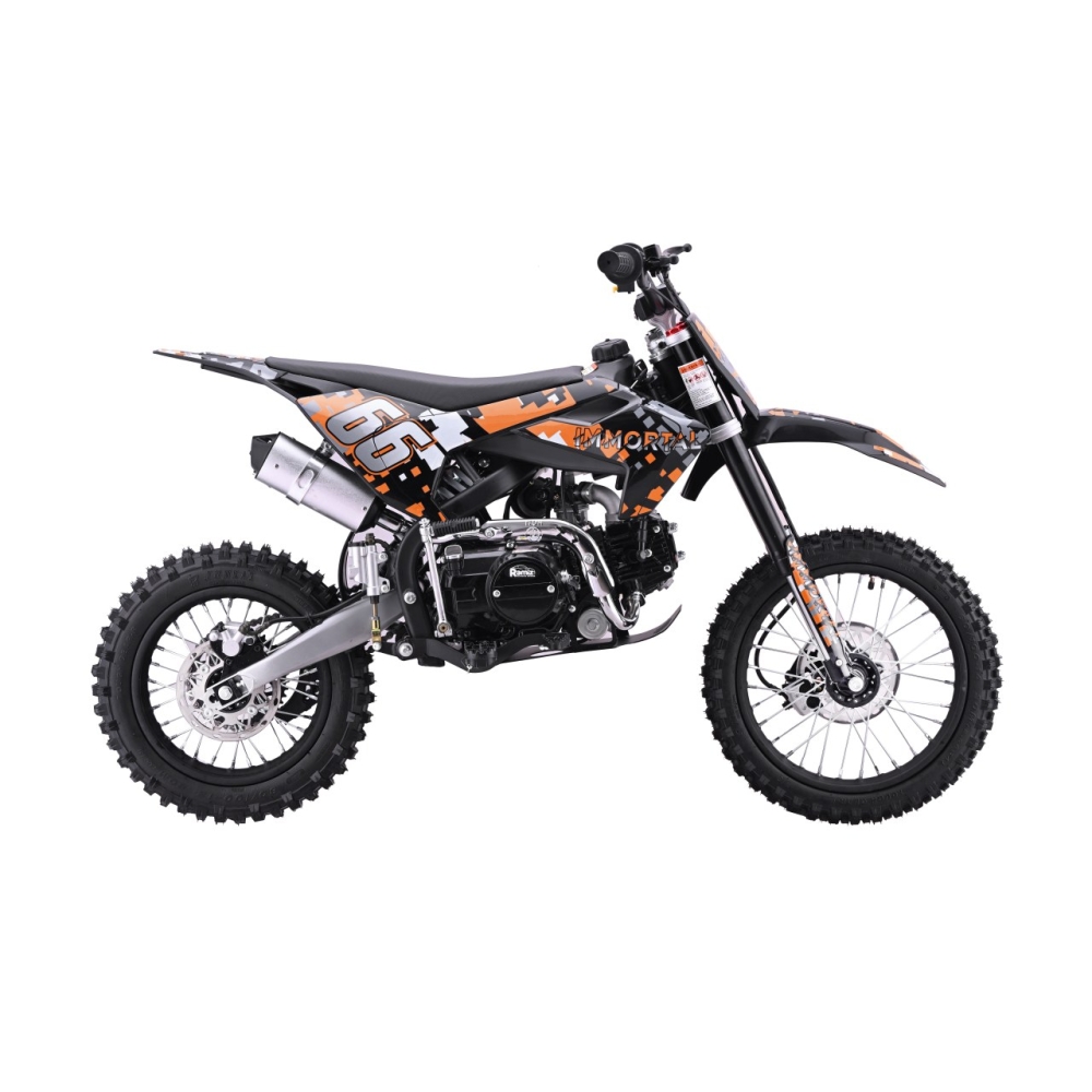 Benzininis motociklas 110CM IMMORTAL, Orange-Elektromobiliai vaikams, Motociklai-e-vaikas