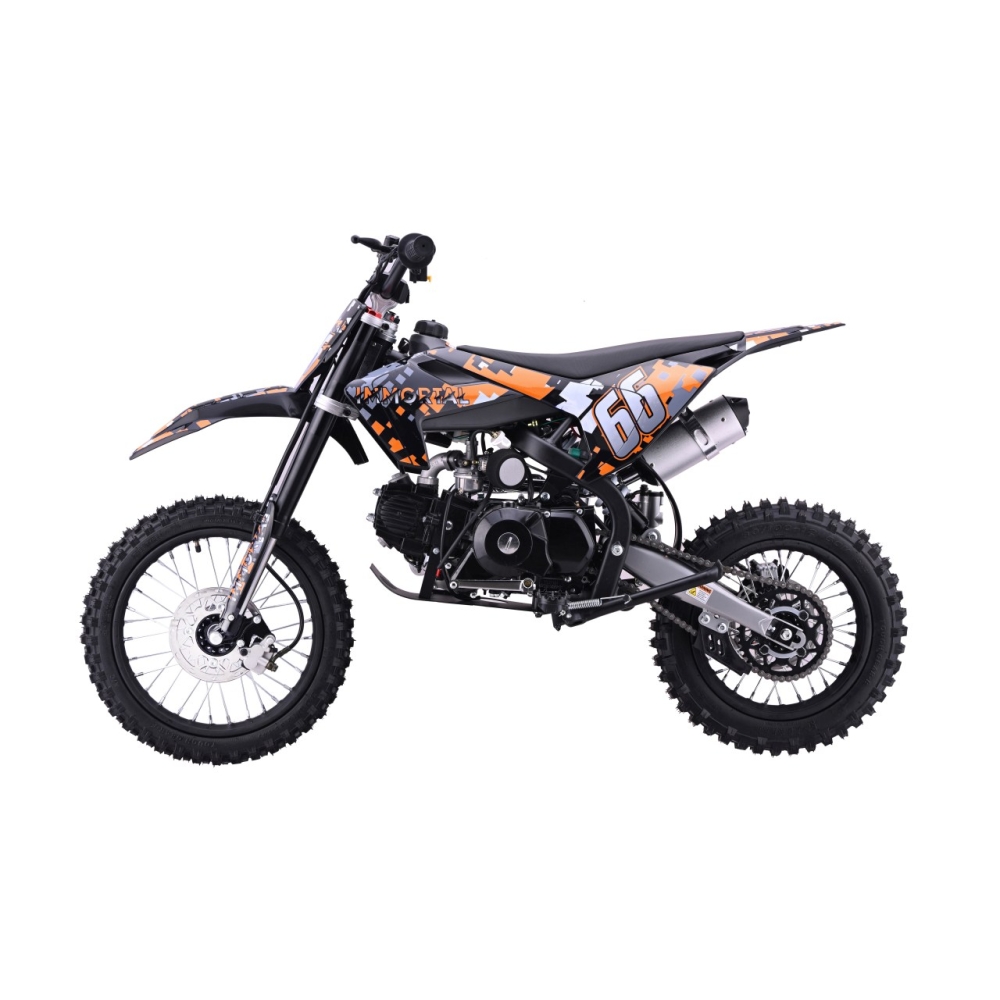 Benzininis motociklas 110CM IMMORTAL, Orange-Elektromobiliai vaikams, Motociklai-e-vaikas