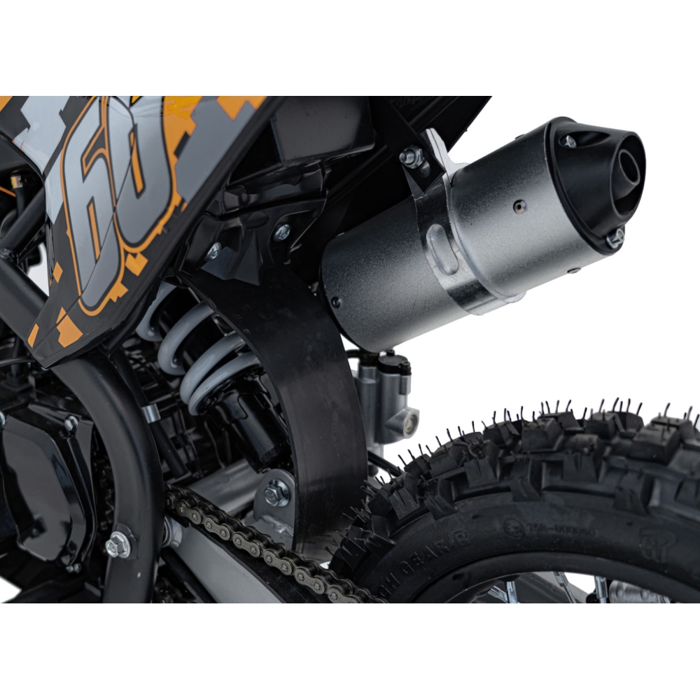 Benzininis motociklas 110CM IMMORTAL, Orange-Elektromobiliai vaikams, Motociklai-e-vaikas
