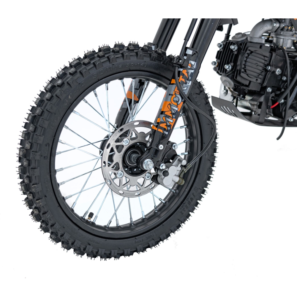 Benzininis motociklas 110CM IMMORTAL, Orange-Elektromobiliai vaikams, Motociklai-e-vaikas