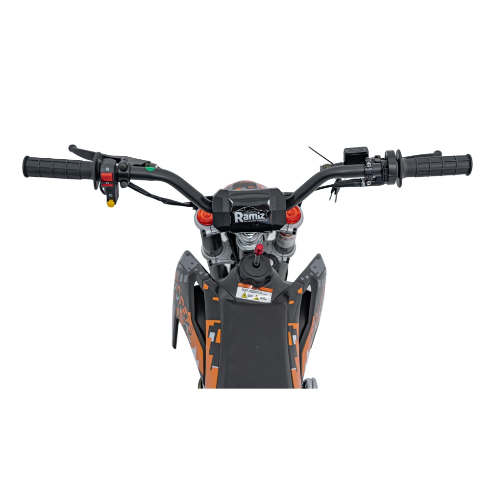 Benzininis motociklas 110CM IMMORTAL, Orange-Elektromobiliai vaikams, Motociklai-e-vaikas