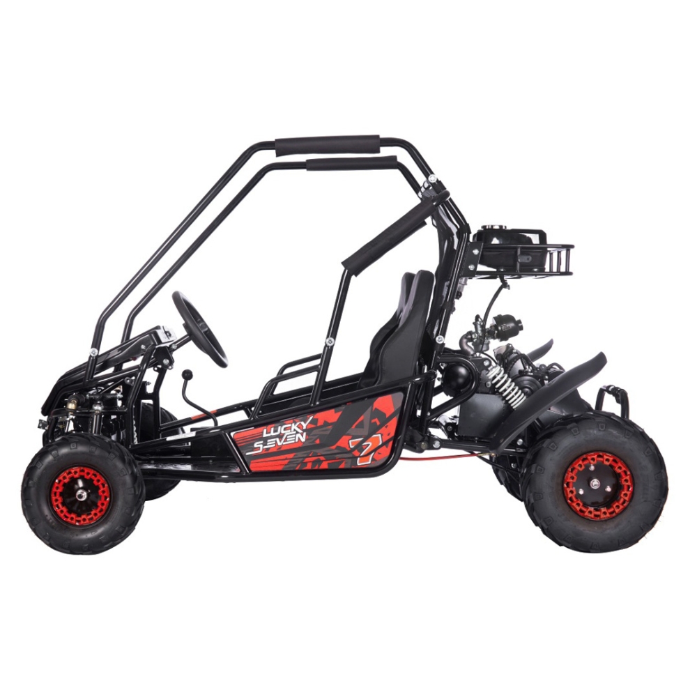 Dvivietis benzininis BUGGY LUCKY SEVEN LIFT, Red-Elektromobiliai vaikams, Keturračiai ir bagiai-e-vaikas