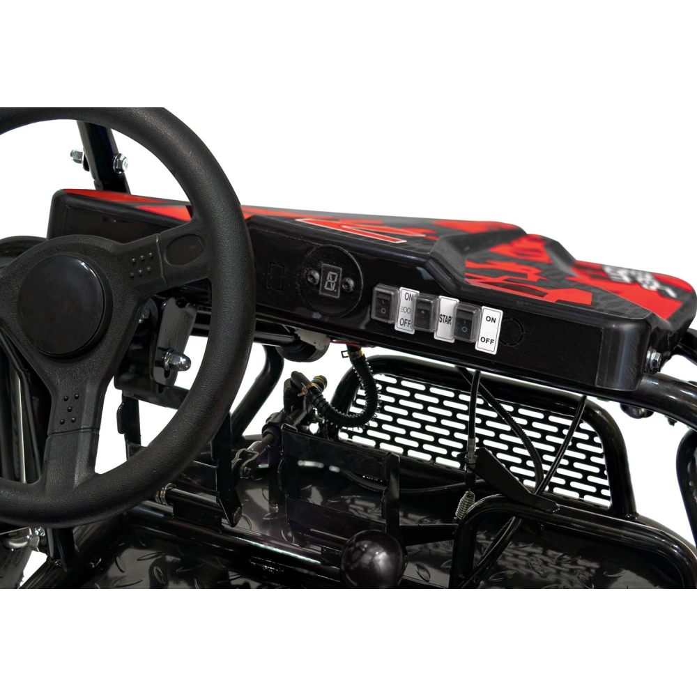 Dvivietis benzininis BUGGY LUCKY SEVEN LIFT, Red-Elektromobiliai vaikams, Keturračiai ir bagiai-e-vaikas