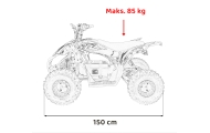 Pojazd Quad DESERT STORM LIFT Czerwony