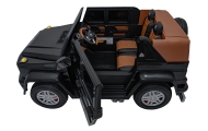 Elektromobilis Mercedes Benz MAYBACH G650 STRONG MP4, Black-Elektromobiliai vaikams, Visureigiai-e-vaikas
