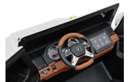 Elektromobilis Mercedes Benz MAYBACH G650 STRONG MP4, White-Elektromobiliai vaikams, Visureigiai-e-vaikas