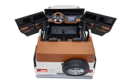 Elektromobilis Mercedes Benz MAYBACH G650 STRONG MP4, White-Elektromobiliai vaikams, Visureigiai-e-vaikas