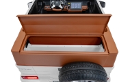 Elektromobilis Mercedes Benz MAYBACH G650 STRONG MP4, White-Elektromobiliai vaikams, Visureigiai-e-vaikas