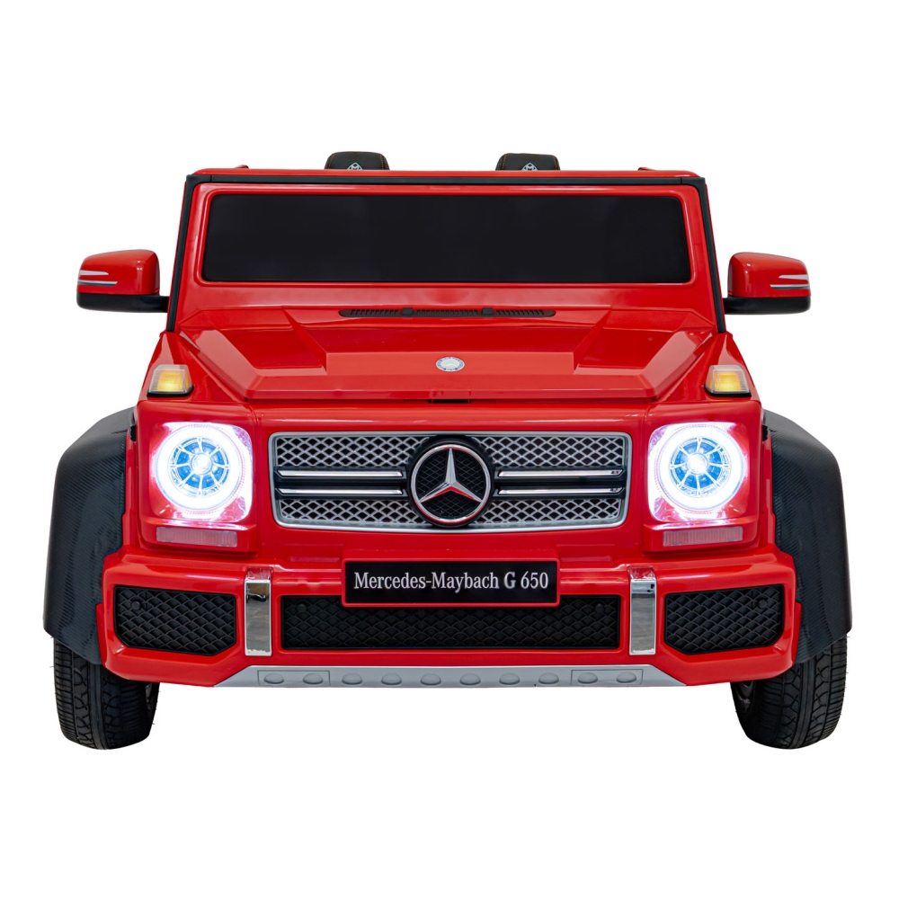 Elektromobilis Mercedes Benz MAYBACH G650 STRONG MP4, Red-Elektromobiliai vaikams, Visureigiai-e-vaikas