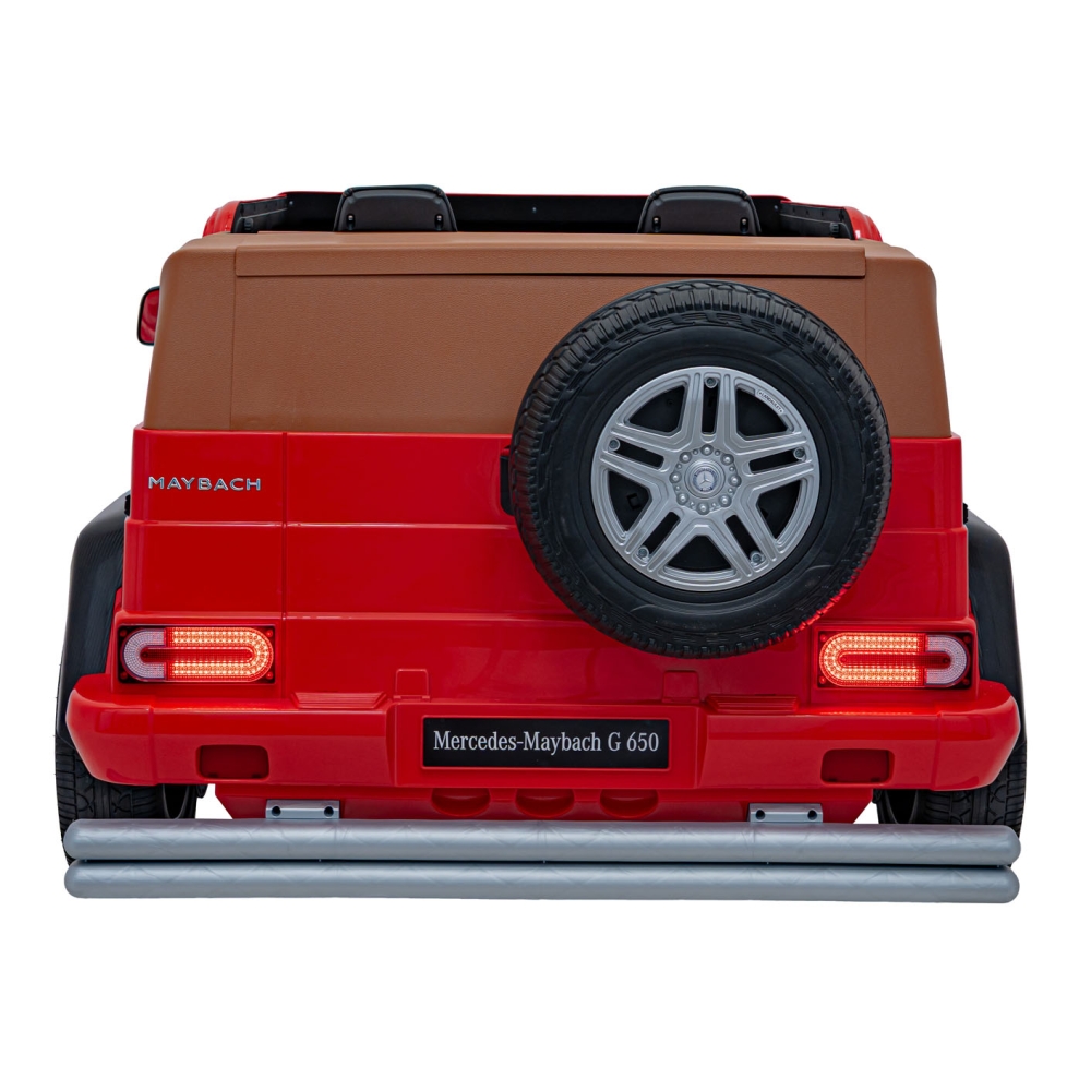 Elektromobilis Mercedes Benz MAYBACH G650 STRONG MP4, Red-Elektromobiliai vaikams, Visureigiai-e-vaikas