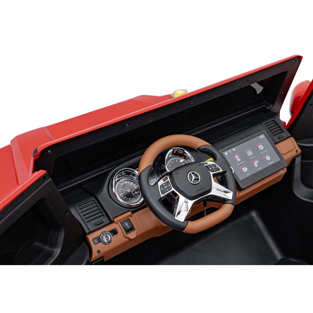 Elektromobilis Mercedes Benz MAYBACH G650 STRONG MP4, Red-Elektromobiliai vaikams, Visureigiai-e-vaikas