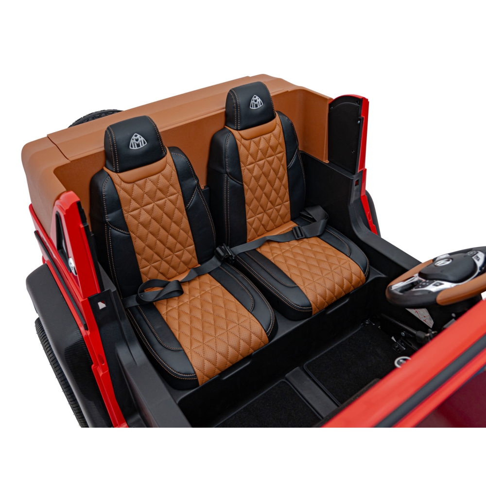 Elektromobilis Mercedes Benz MAYBACH G650 STRONG MP4, Red-Elektromobiliai vaikams, Visureigiai-e-vaikas