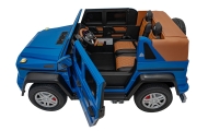 Elektromobilis Mercedes Benz MAYBACH G650 STRONG MP4, Blue-Elektromobiliai vaikams, Visureigiai-e-vaikas