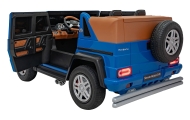 Elektromobilis Mercedes Benz MAYBACH G650 STRONG MP4, Blue-Elektromobiliai vaikams, Visureigiai-e-vaikas