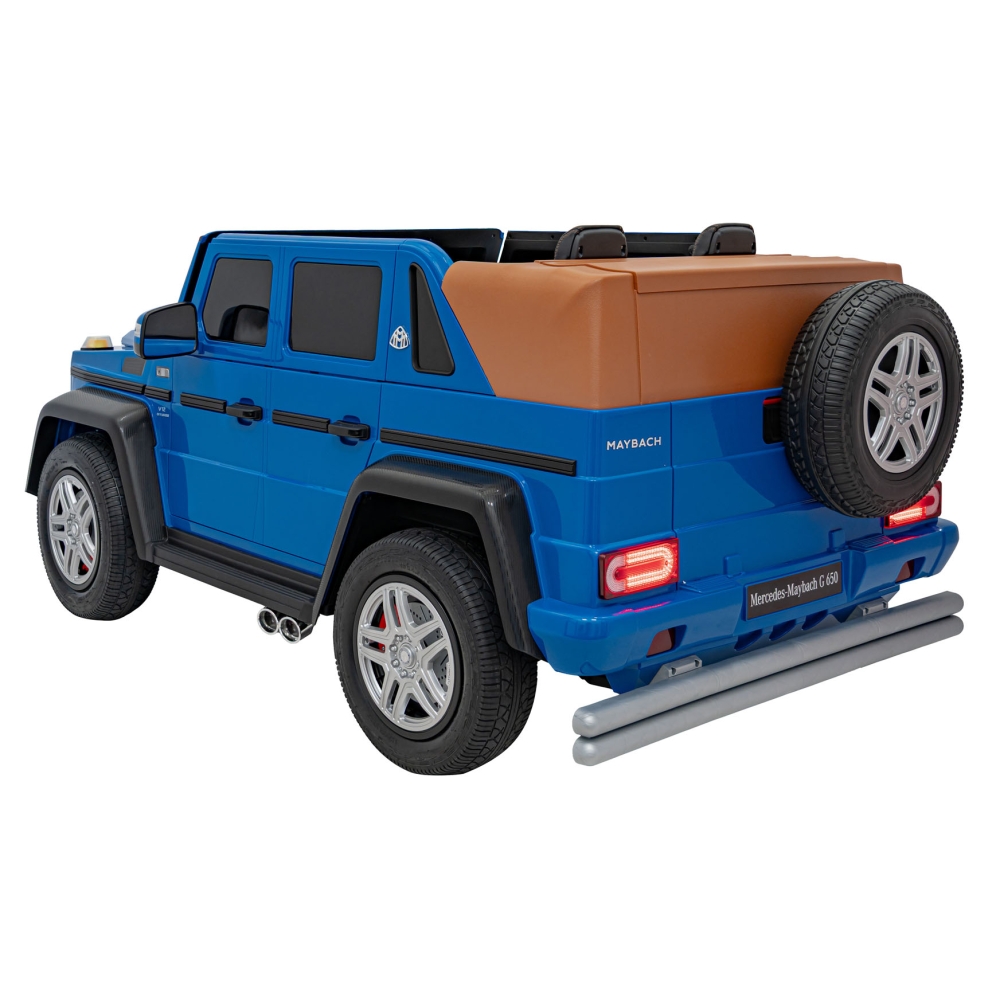 Elektromobilis Mercedes Benz MAYBACH G650 STRONG MP4, Blue-Elektromobiliai vaikams, Visureigiai-e-vaikas