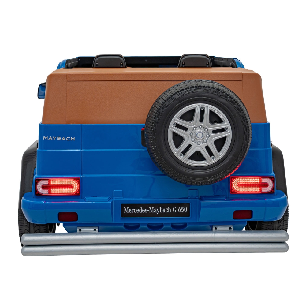 Elektromobilis Mercedes Benz MAYBACH G650 STRONG MP4, Blue-Elektromobiliai vaikams, Visureigiai-e-vaikas