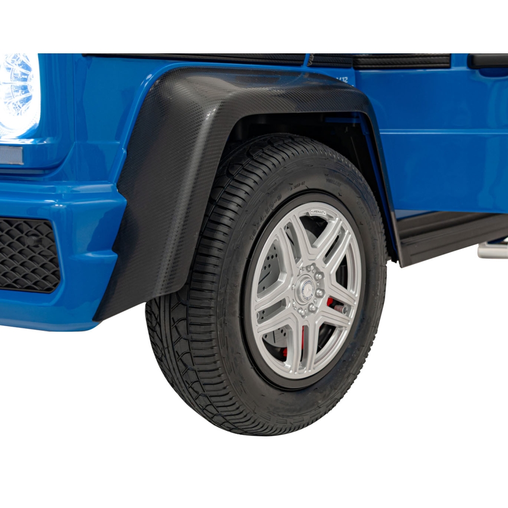 Elektromobilis Mercedes Benz MAYBACH G650 STRONG MP4, Blue-Elektromobiliai vaikams, Visureigiai-e-vaikas