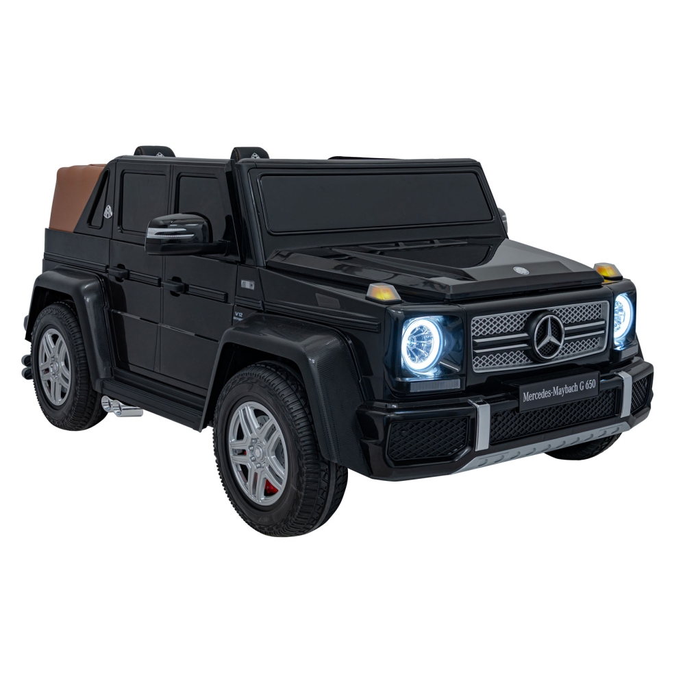 Elektromobilis Mercedes Benz MAYBACH G650, Black-Elektromobiliai vaikams, Visureigiai-e-vaikas