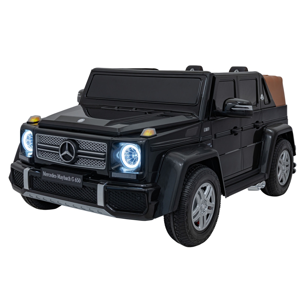 Elektromobilis Mercedes Benz MAYBACH G650, Black-Elektromobiliai vaikams, Visureigiai-e-vaikas