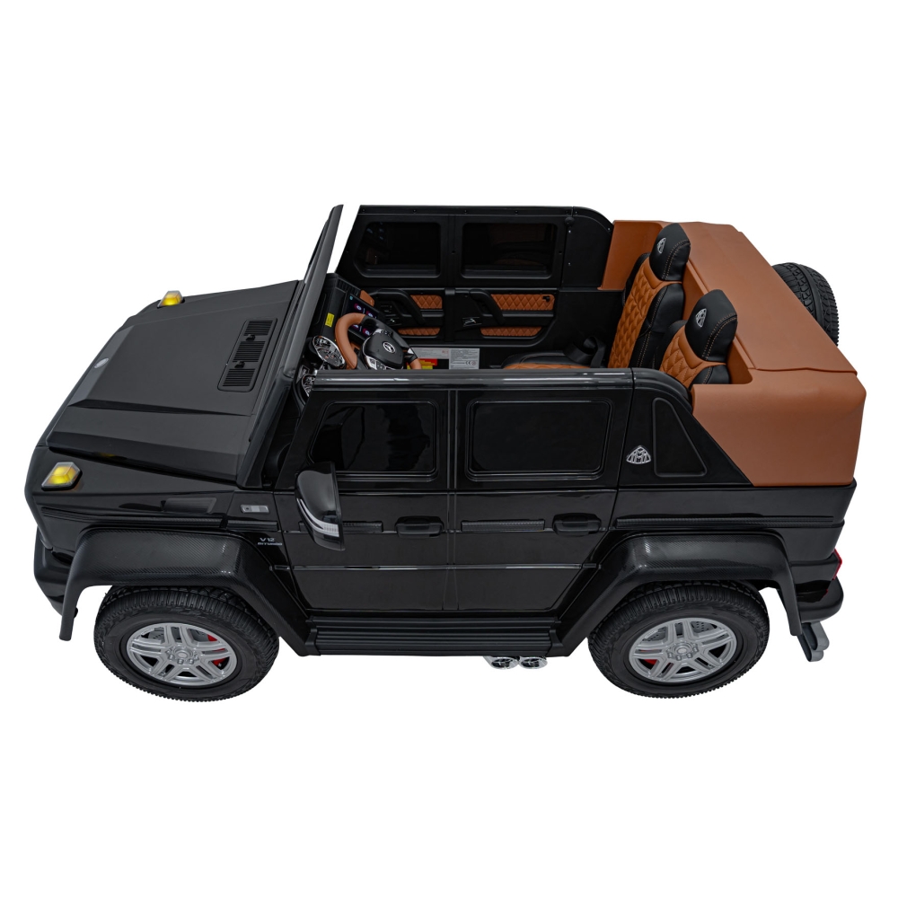 Elektromobilis Mercedes Benz MAYBACH G650, Black-Elektromobiliai vaikams, Visureigiai-e-vaikas