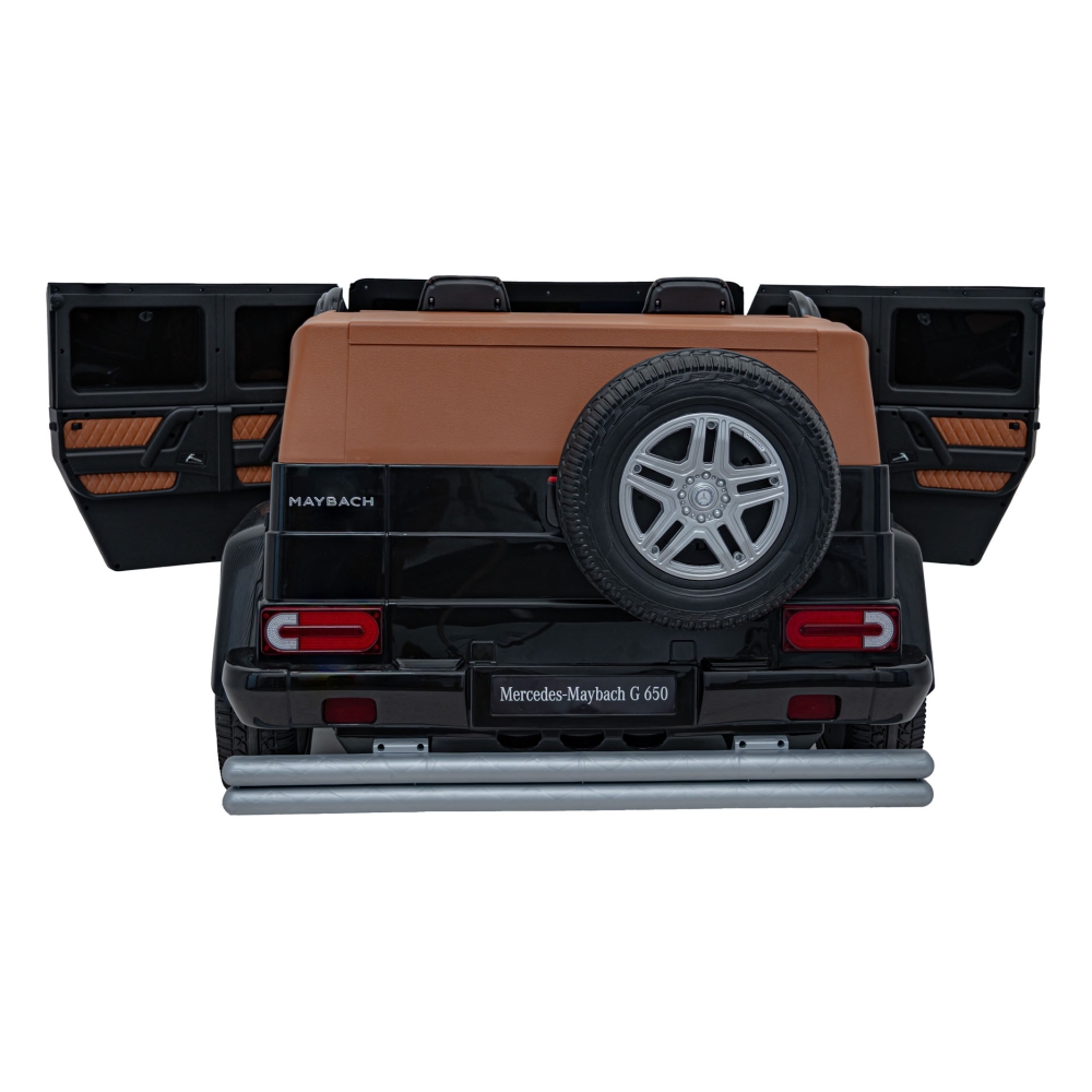 Elektromobilis Mercedes Benz MAYBACH G650, Black-Elektromobiliai vaikams, Visureigiai-e-vaikas