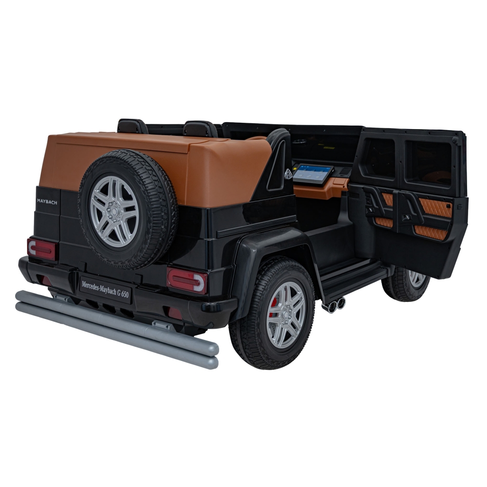 Elektromobilis Mercedes Benz MAYBACH G650, Black-Elektromobiliai vaikams, Visureigiai-e-vaikas