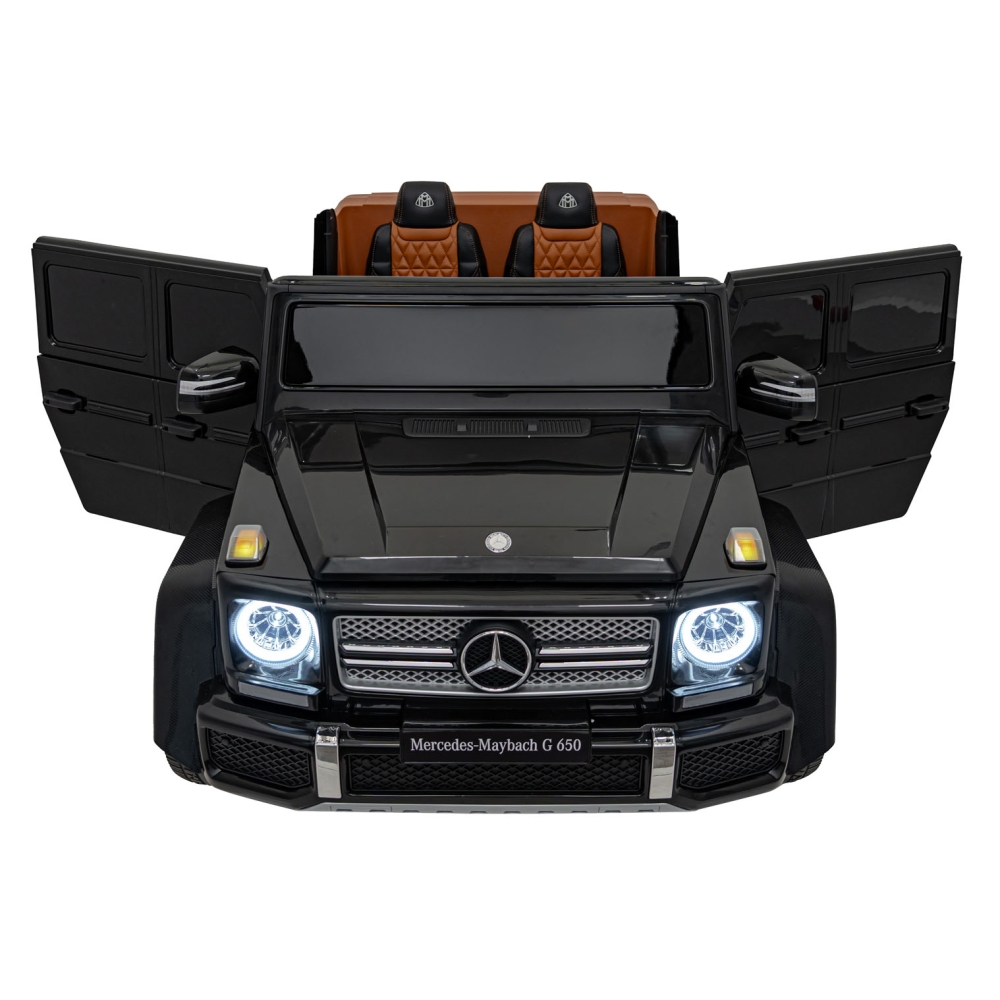 Elektromobilis Mercedes Benz MAYBACH G650, Black-Elektromobiliai vaikams, Visureigiai-e-vaikas