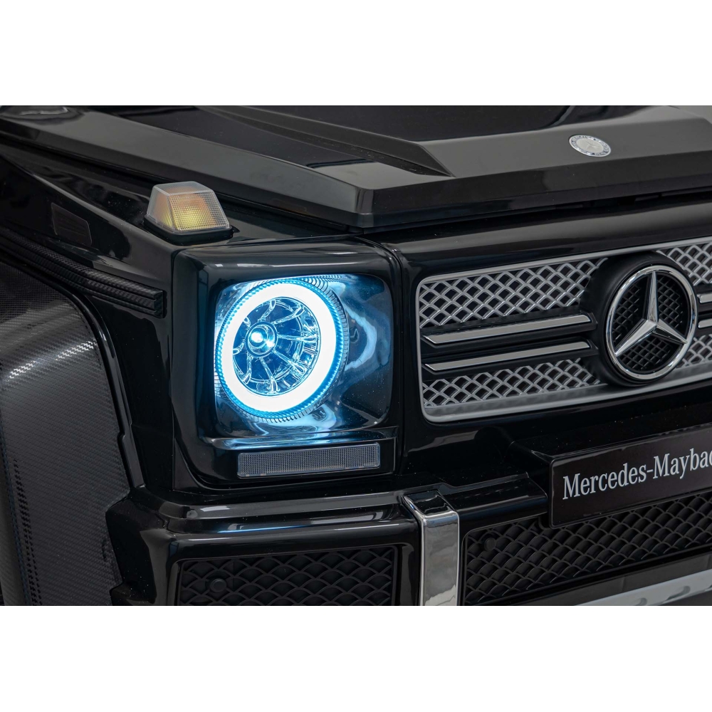 Elektromobilis Mercedes Benz MAYBACH G650, Black-Elektromobiliai vaikams, Visureigiai-e-vaikas