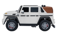 Elektromobilis Mercedes Benz MAYBACH G650, White-Elektromobiliai vaikams, Visureigiai-e-vaikas
