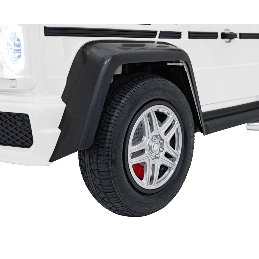 Elektromobilis Mercedes Benz MAYBACH G650, White-Elektromobiliai vaikams, Visureigiai-e-vaikas
