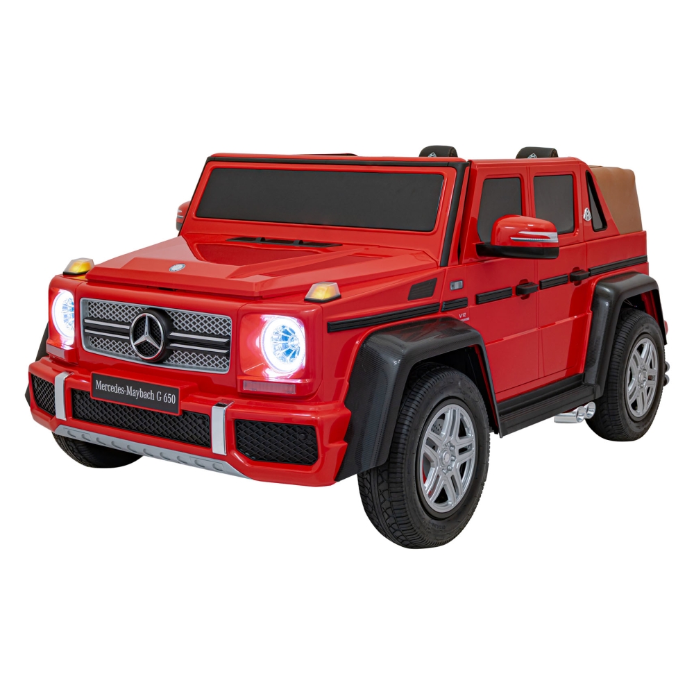 Elektromobilis Mercedes Benz MAYBACH G650, Red-Elektromobiliai vaikams, Visureigiai-e-vaikas