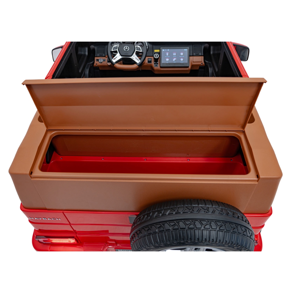 Elektromobilis Mercedes Benz MAYBACH G650, Red-Elektromobiliai vaikams, Visureigiai-e-vaikas
